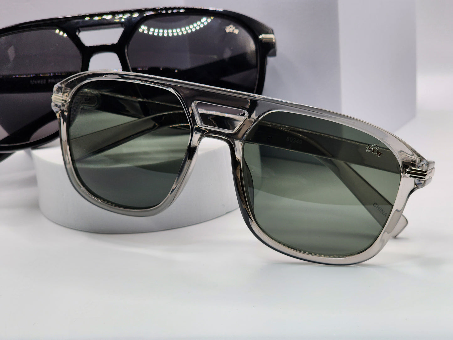 "AVIATOR CIRCLE SUNGLASSES"